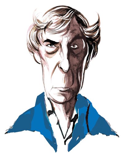 Michael Tippett, Britse componist (1905-98), kleur karikatuur, 2005 door Neale Osborne